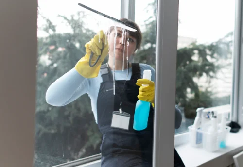 Nettoyage de vitres intérieures et extérieures à Auradou
